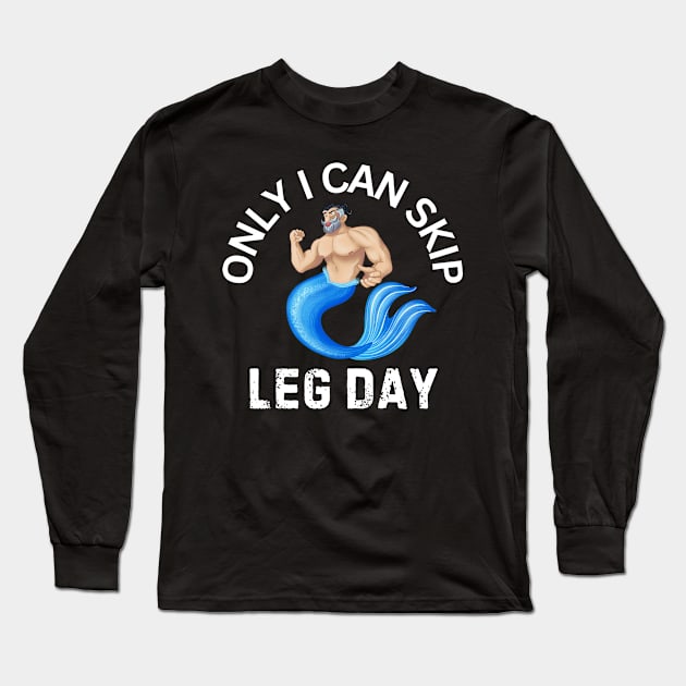 Leg Day Long Sleeve T-Shirt by AniTeeCreation